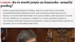 Ko će potpisati francusko-nemački predlog?